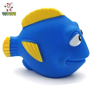 Lovely Bath Nemo Fish Toy Rubber Fish Toy Squeeze Water Floating Fish Baby 0 to 24 Months Cpsia ASTM EN71 Ce