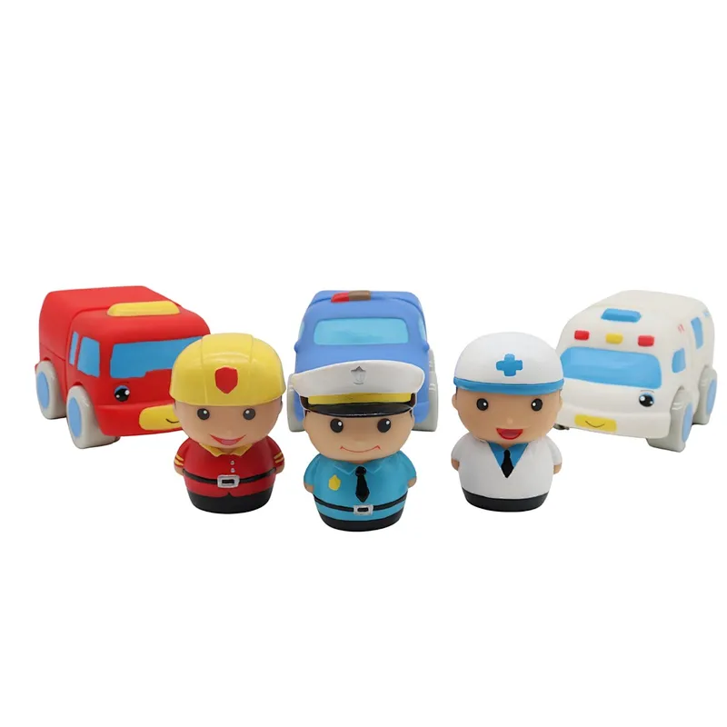 2022 Popular Eco Friendly Plastic Pvc Baby Mini Race Car Vehicle Toys Set Educational Toys for Kids