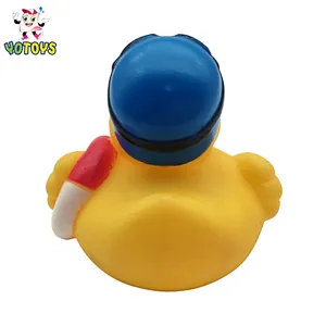 duck baby toy squeak duck for sport theme football gifts