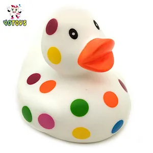 Made in China weighted floating rubber colorful ducks baby toys bath custom rubber duck for children