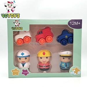 Hot Sale High Quality  Kids Pull Back Small Little Moving Wheel Car Toys Set for Baby Boys Gift
