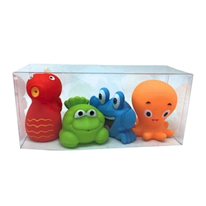 Eco-friendly Babies Bath Squirtees Animal Toys - 4pcs Pack