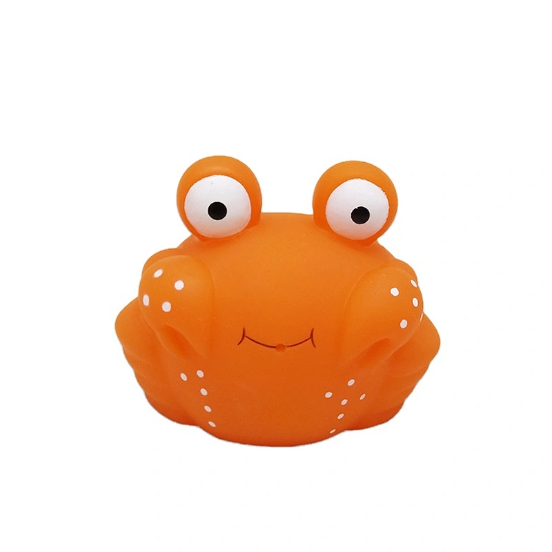 CE Sea Animal Fish Frog Whale Temperature Testing Hot Water Changing Color Rubber Bath Duck for Kids