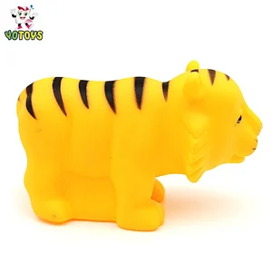 Hippo tiger elephant lion crocodile Pvc Plastic Rubber animal Bath Shower Water bathtub Toys for Baby