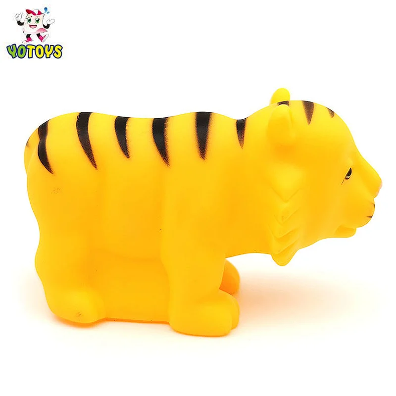 Hippo tiger elephant lion crocodile Pvc Plastic Rubber animal Bath Shower Water bathtub Toys for Baby
