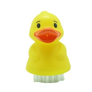 promotional nail brush plastic Rubber ducky Toys for baby bath toys