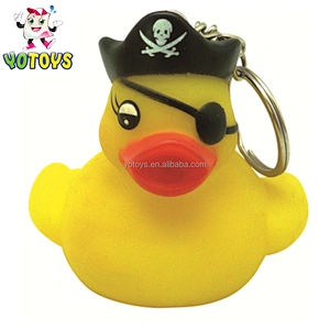 Duck Rubber PVC Plastic animal keychain soft keychain for promotion