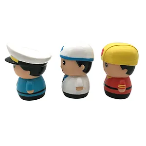 China Factory Policeman fireman doctor blind box Cartoon Figures Toys for Baby kids infant Boys