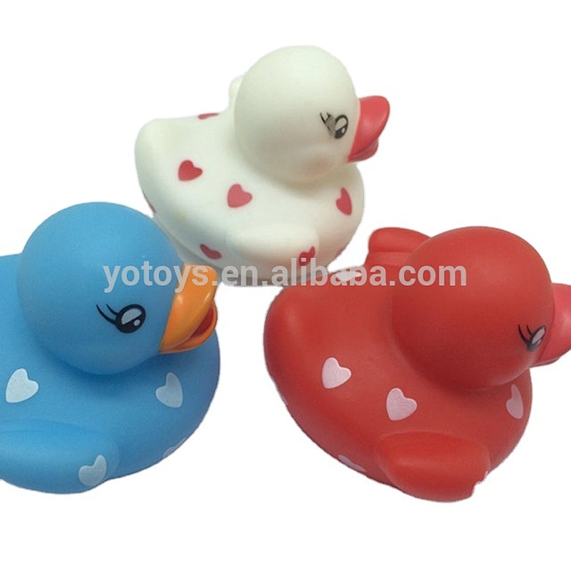 Eco Friendly Pvc Cheap Shower Ducky Floating Rubber Ducks Squirt Squeaky Bath Toy for Baby