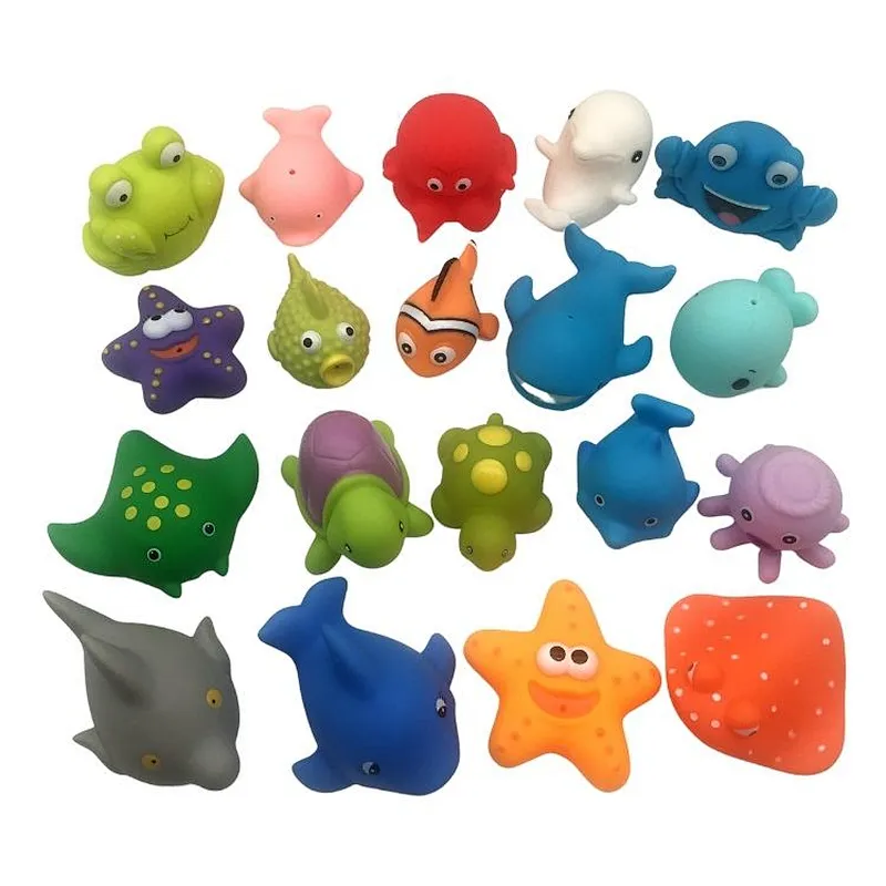 manufacturer dongguan sale sea horse rubber plastic sea animal toy red squirt bath toys for kids child