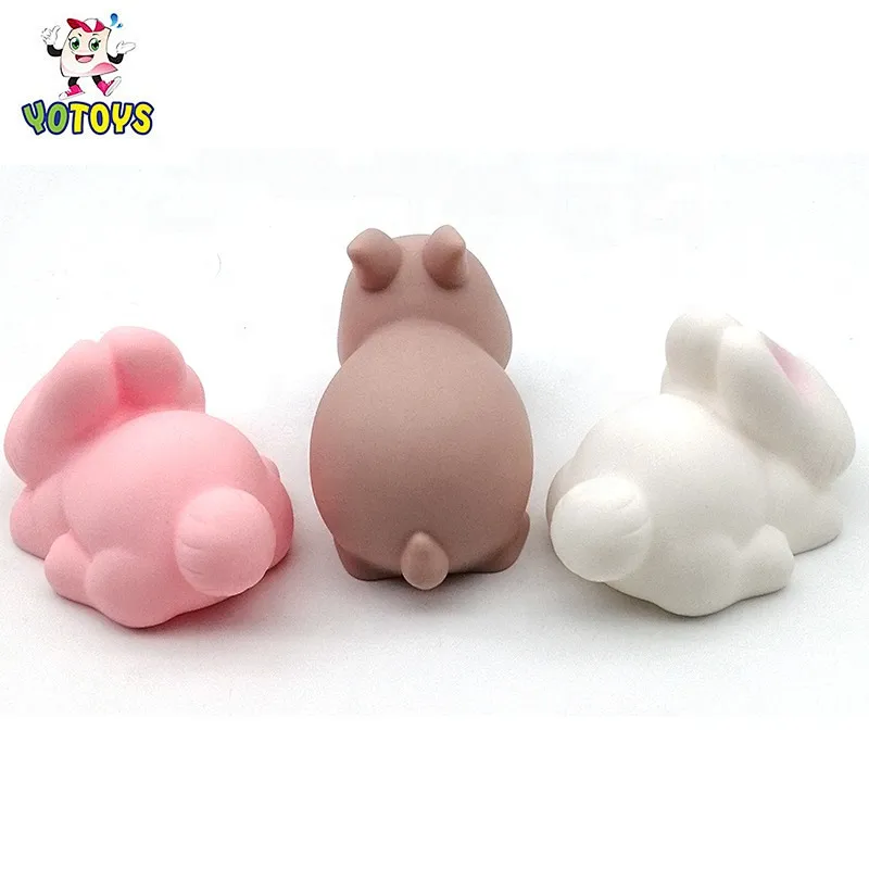 High quality BSCI factory audit cute squeaky bunny soft toy rabbit water squirter baby bath toy