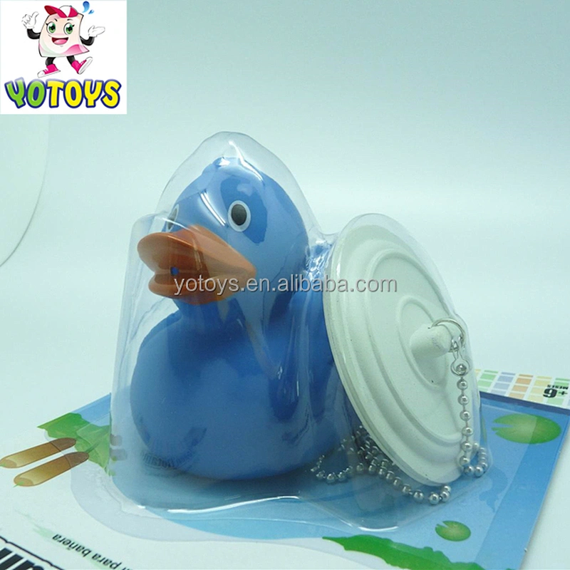 Toy Manufacturer Plug Sink Plug Drain Stopper with Rubber Duck Toy Drain Cover Plastic Toy Bathtub