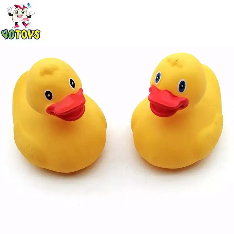 China Manufacturer Supplier Yellow Rubber Duck Squeaky Floating Bath Duck Toys for Toddlers Children