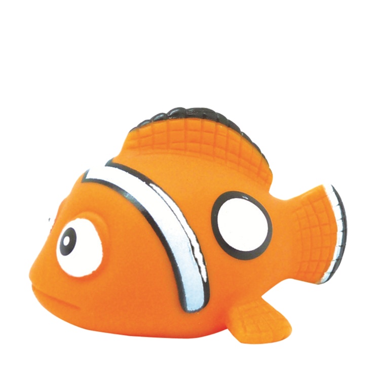 Cute Small Clown Fish Plastic Sea Animal Toys Baby Water Spray Squirt Bath Toys for Toddlers