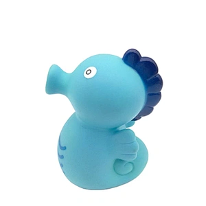 manufacturer dongguan sale sea horse rubber plastic sea animal toy red squirt bath toys for kids child