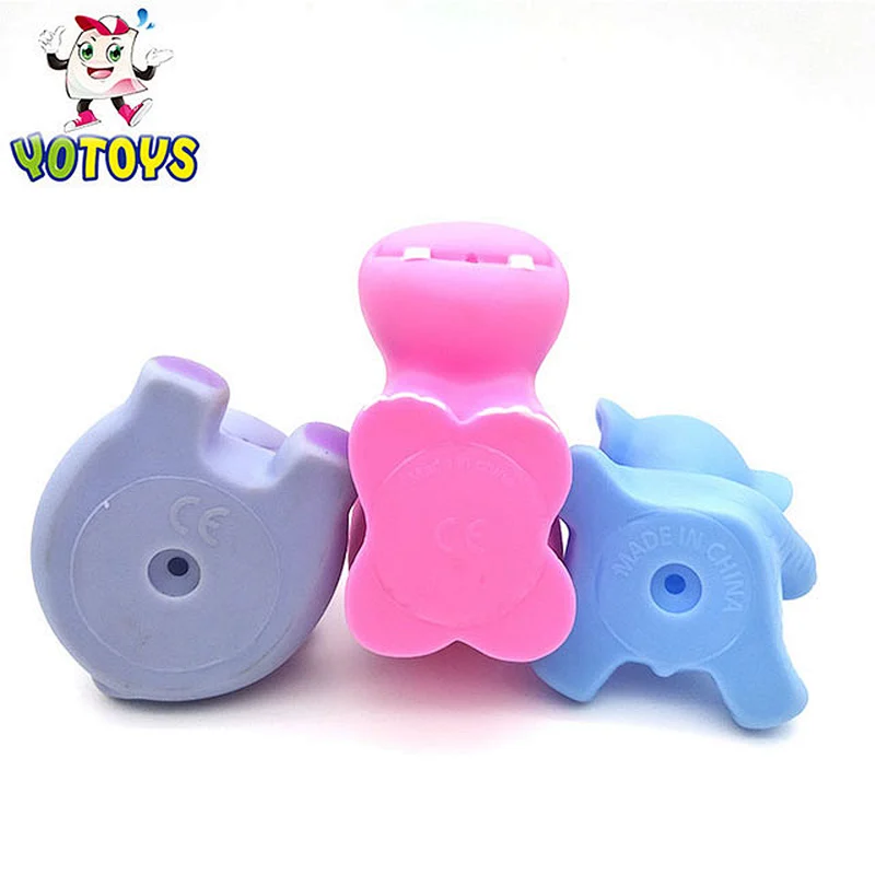 Private Customize Vinyl Plastic Forest Animal Hippo Crocodile Squirter Squeaky Bath Toy Set for Kids
