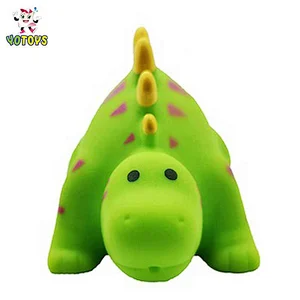 Wholesales Top Quality Rubber Animal Plastic Soft Vinyl Dinosaur Squirting Bath Toy Set for Kids