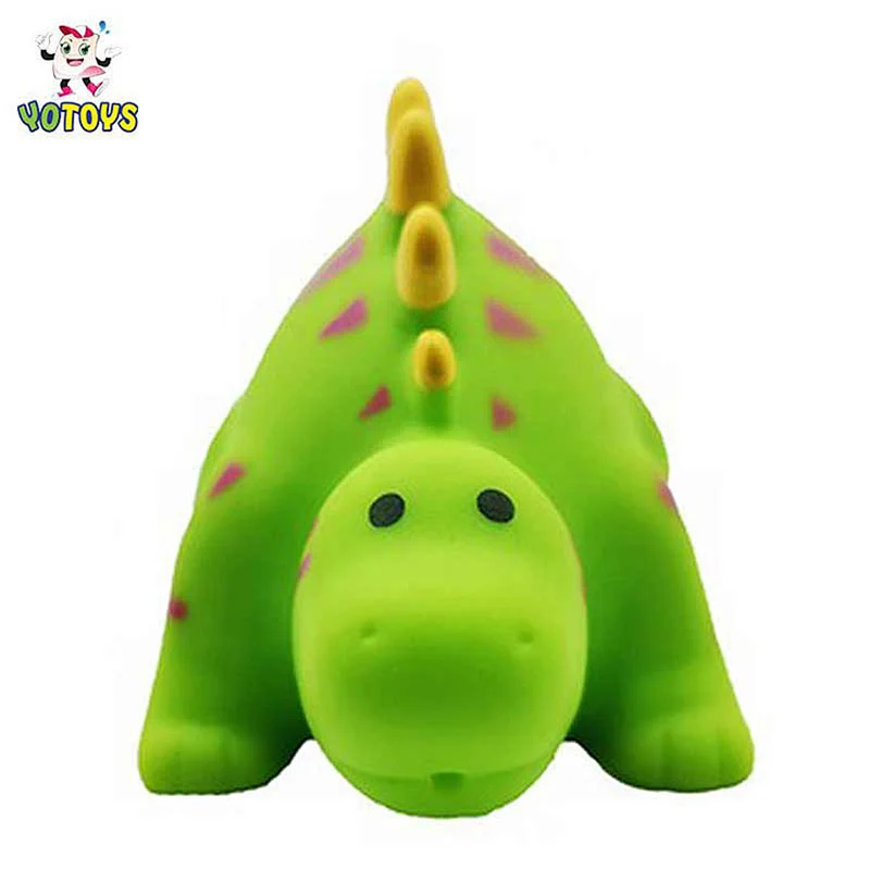 Wholesales Top Quality Rubber Animal Plastic Soft Vinyl Dinosaur Squirting Bath Toy Set for Kids