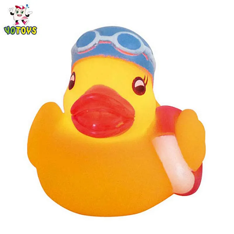 Plastic Rubber Led Light Up Flashing Rubber Duck Water Baby Bath Tub Bathroom Toys for Children Girl