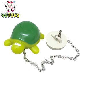 China Toys Manufacturers Sink Stopper with Rubber Duck Animal Toy Bathroom Bathtub Plug