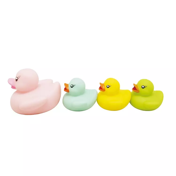 wholesale China assorted bath duck rubber animal baby bath water shower toys set for baby kids child