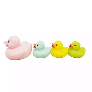 wholesale China assorted bath duck rubber animal baby bath water shower toys set for baby kids child