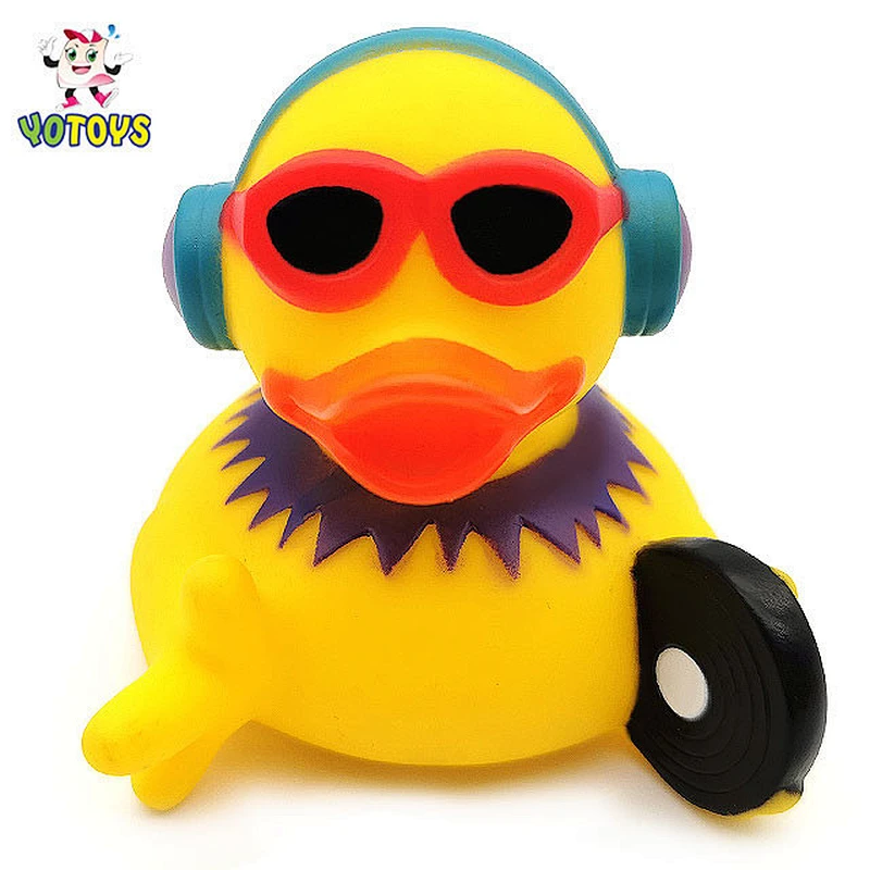 Hot sale Plastic Pvc Vinyl squeeky rubber animal figure character floating Baby Bath duck for child
