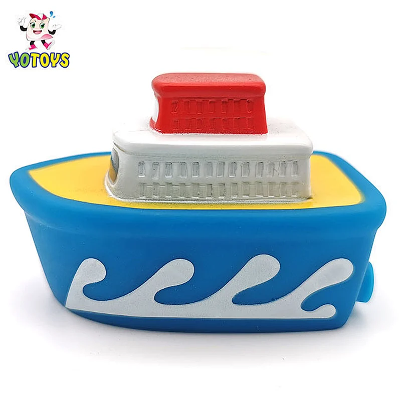 Hot selling boys mini toy ships delicate baby toy bath pirate ship swim toys for children