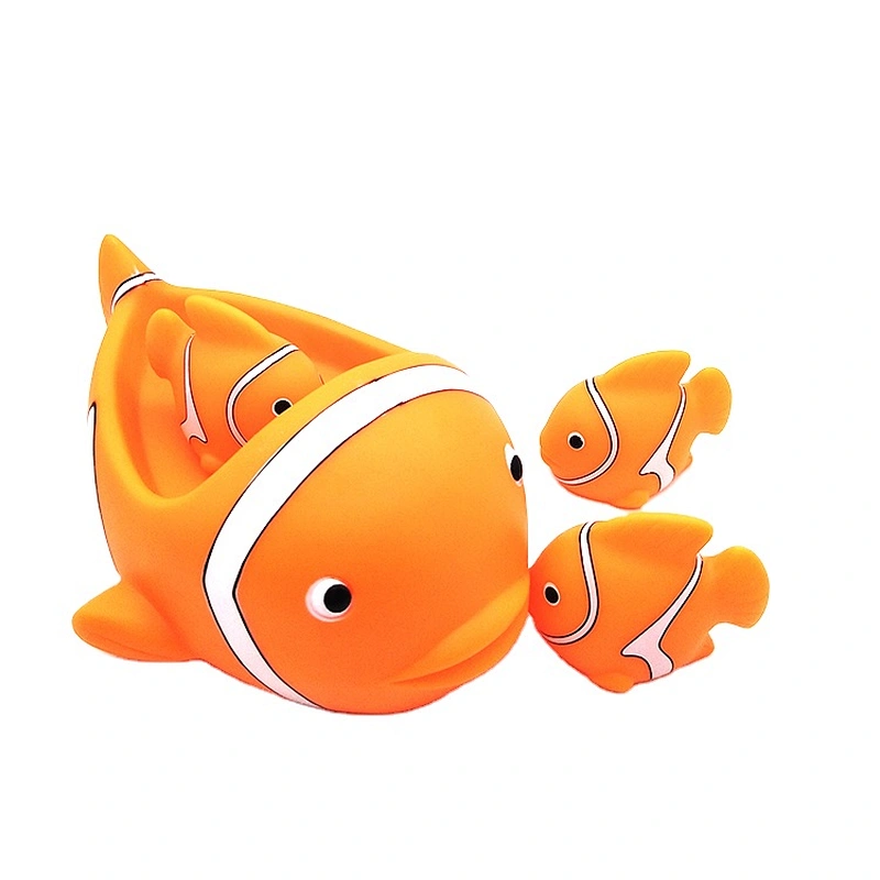 2021 Brinquedos Toys Wholesale Popular Clownfish Set Fish Toy Children Baby Bath Toy for Toddler Girls