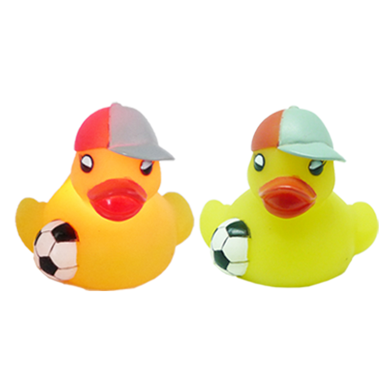 Custom Flashing Floating Baby Pvc Rubber Duck Bathroom Toys Educational Toys Led Bath Toy for Kids