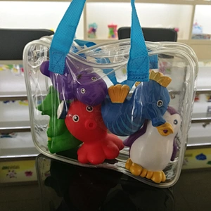 Wholesale Soft Pvc Plastic Rubber Penguin Small Water  Bath Toys Shower Promotion Gift for Kid Toddler