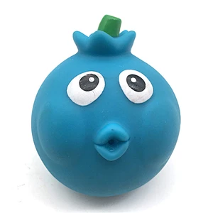 Custom Vinyl Funny soft Fruit Halloween water Bath Toys with Water Spraying for babies children