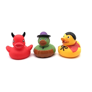 Halloween Rubber Little Small Rabbit Duck assortment Ducky Baby Shower Water Bath Toy for toddler