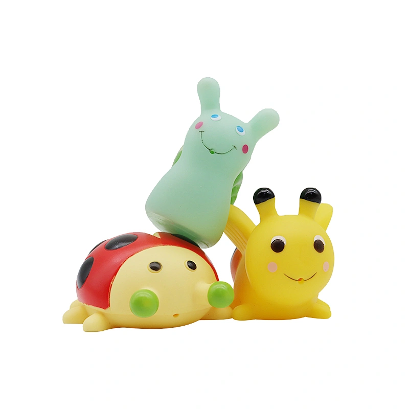 Farm Jungle Animal Sheep Toy Rubber Plastic Animals Squirt Water Bath Toy for Babies Kids Toddlers
