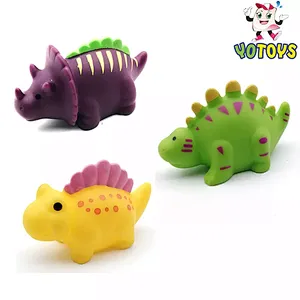 China Manufacturer Eco-friendly Pvc Dinosaur Animal Water Floating Squirting Bath Toy for Children