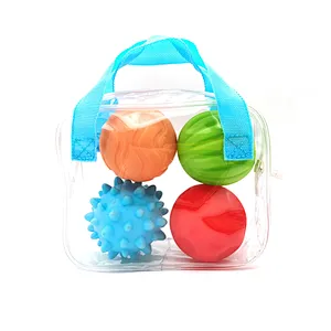 Small plastic pvc Toys Play Massage Ball squirt water soft squeaky shower bath Toy for Kids Gift