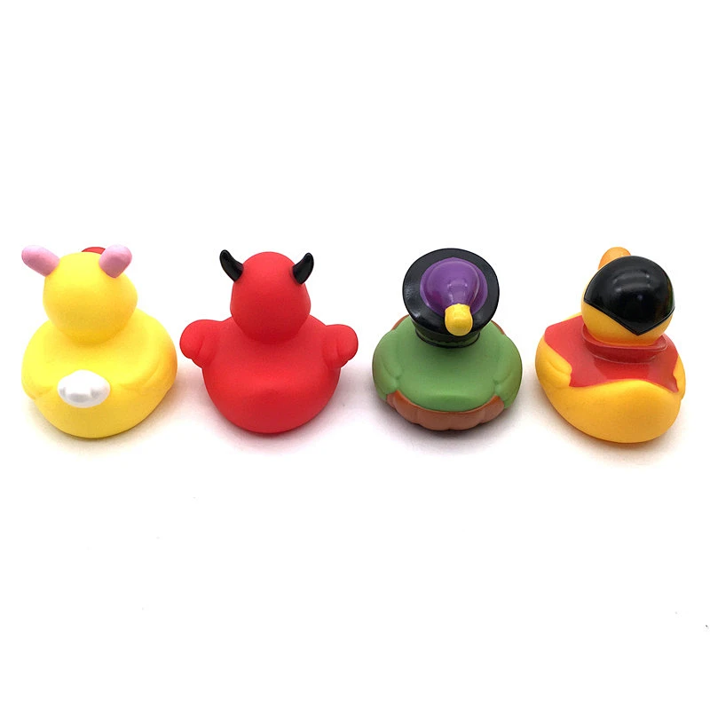 Halloween Rubber Little Small Rabbit Duck assortment Ducky Baby Shower Water Bath Toy for toddler