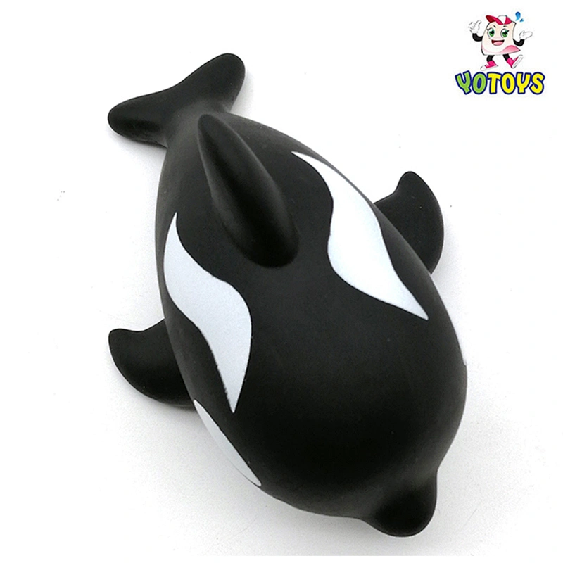 2021 Black shark Sea Animal Bathtub Product Vinyl Plastic squirting baby water swim bath Toy for Kids