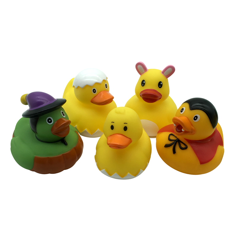 Easter rabbit Halloween Rubber Little Small Duck assortment Ducky Baby Shower Water Bath Toy for toddler