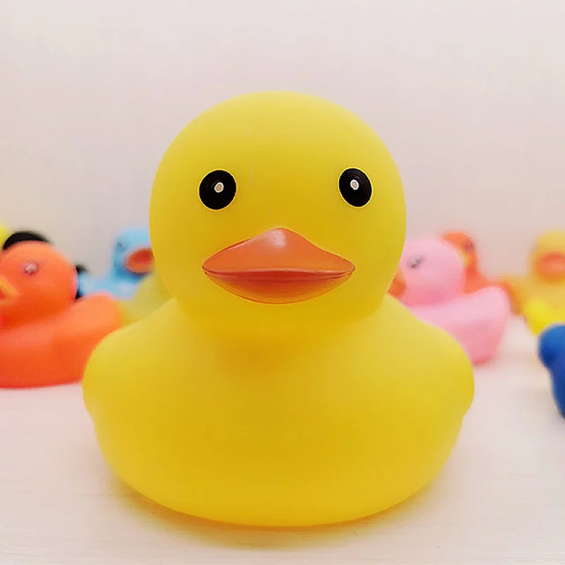 Top quality Yellow Rubber duck Bath toy Sound Floating Ducks custom design plastic toy for children