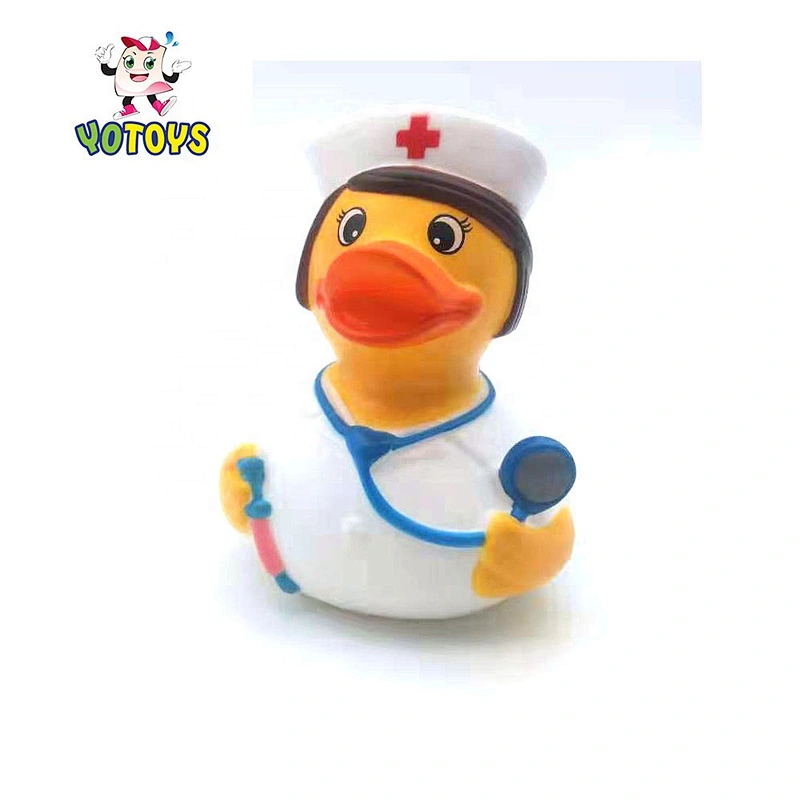 Duck Toy Duck/bath Rubber Doctor & Nurse Character Couple Bath Toy