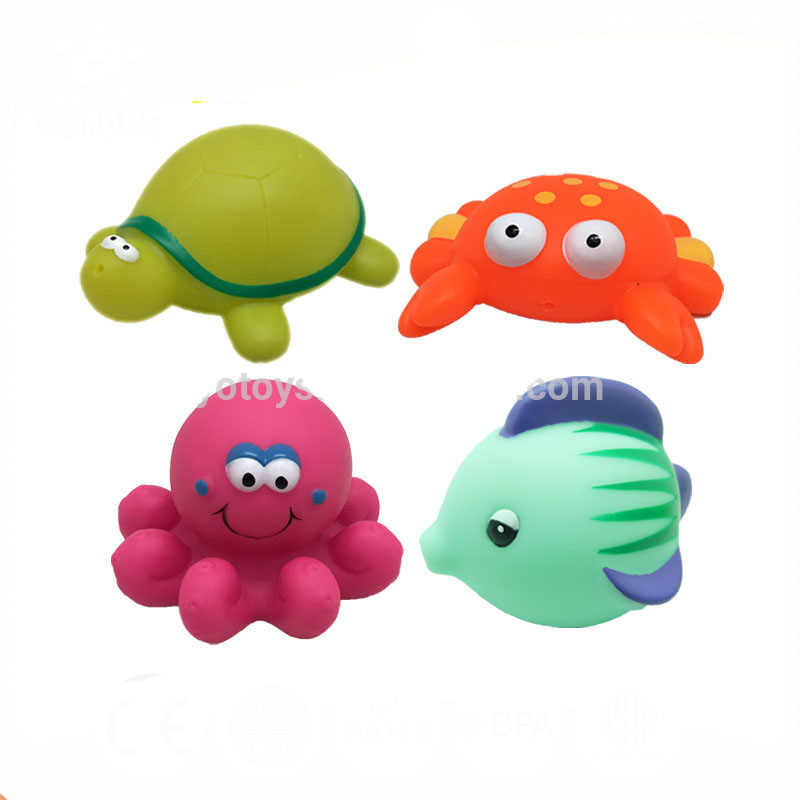 ocean creative toys for children,educational bath toys crab,floating plastic fish toys
