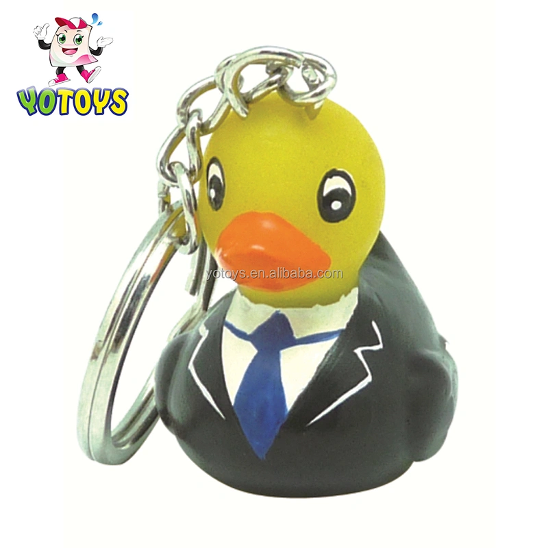 Duck Rubber PVC Plastic animal keychain soft keychain for promotion