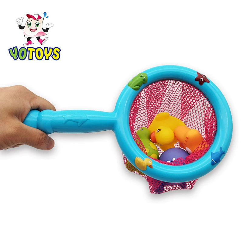 Kids High quality and Funny Floating Plastic Bath Toy Fishing Set with Fishing Net