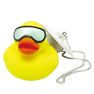 High Quality Animal Shape with Cheap Price Plastic Rubber Duck Toy Bathtub Plug for Bathroom Kids Toy