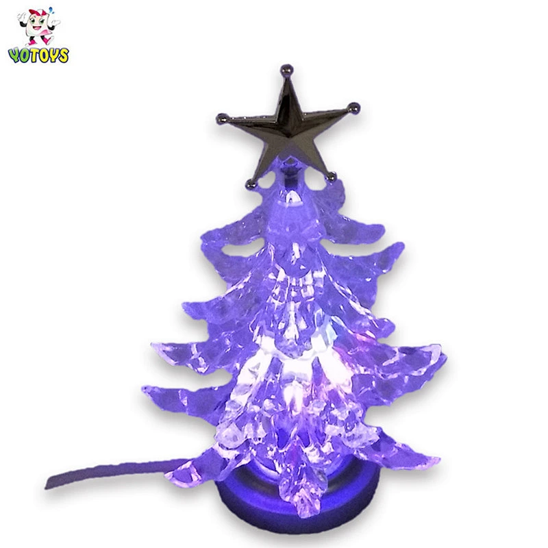 Navidad Figure Led Light Up Flashing Toy Christmas Tree Decoration Ornament Item for Kids Children