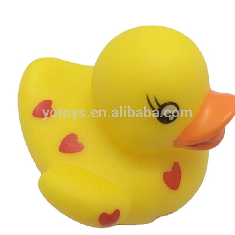 Eco Friendly Pvc Cheap Shower Ducky Floating Rubber Ducks Squirt Squeaky Bath Toy for Baby