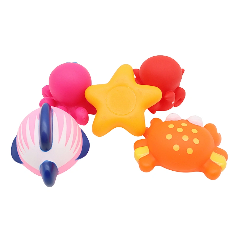 Manufacturer Squirting Floating Sea Animal Figure Bath Water Toys for Baby Kids Girls Baby Shower Gifts