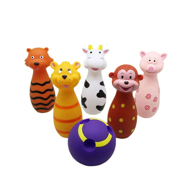 2021 Manufacturer Indoor Sport Soft Animal Bowling Ball Games Toy Set Educational Toys for Child Gifts