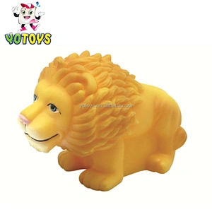 Mini PVC Vinyl Plastic Soft Lion Bath Toy Set for Kids Baby